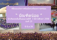 บัณฑิตน้อย อนุบาล 3 ปี 58 รุ่นที่ 25